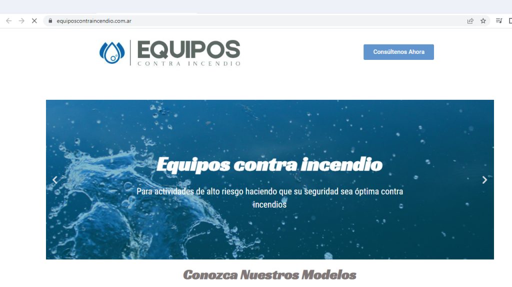 equipos contra incendio